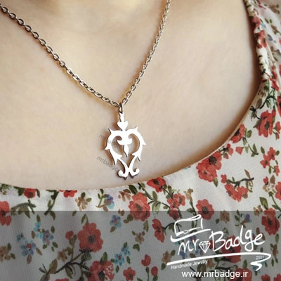گردنبند اسلیمی- اسلیمی- گردنبند سنتی- طرح اسلیمی- طرح ایرانی- گردنبند دستساز- طلا-گردنبند استیل- طرح