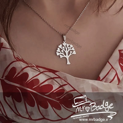 گردنبند زنانه درخت قلبدار