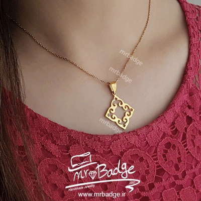گردنبند زنانه لوزی