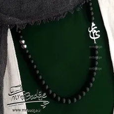 پلاک اسم مریم گردنبند زنانه سنگ اونیکس