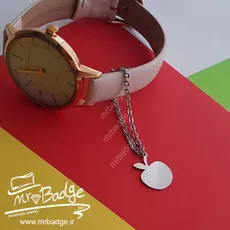 آویزساعت زنانه با طرح سیب