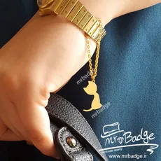 آویز ساعت زنانه گربه