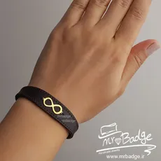 دستبند چرمی زنانه بینهایت