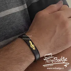 دستبند چرمی مردانه کلید سل