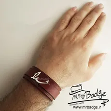 دستبند چرمی مردانه خدا