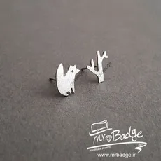 گوشواره زنانه سنجاب و درخت
