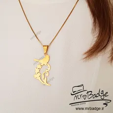 گردنبند زنانه پرنده روی شاخه