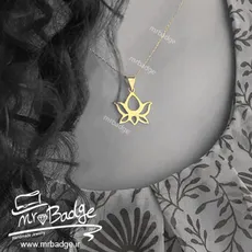 گردنبند زنانه نیلوفرآبی