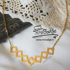 گردنبند زنانه مربع