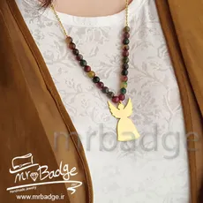 گردنبند زنانه فرشته و سنگ