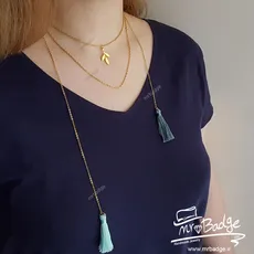 گردنبند زنانه مدرن برگ