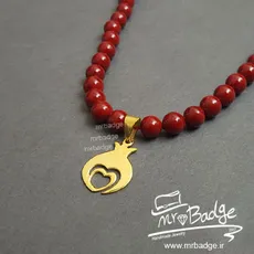 گردنبند زنانه انار با مرجان