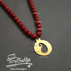 گردنبند زنانه انار با سنگ مرجان