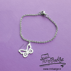 دستبند زنجیری زنانه- دستبند زنانه-دستبند پروانه-دستبند پروانه-گردنبند پروانه-