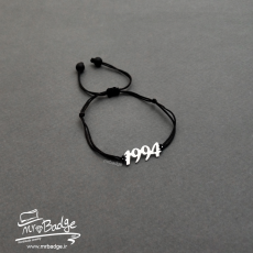 دستبند مردانه سال تولد - History bracelet