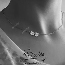 گردنبند زنانه دوقلبی - Heart Necklace